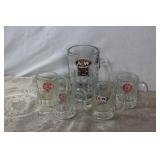 Vintage A&W Root Beer Glasses