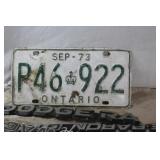Dodge Emblem Collection & 1973 Ont Lic Plate