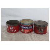 Gold Medal, IGA & A&P Coffee Tins