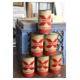 Vintage Red X Oil Additive Tin Collection