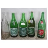 Vintage Silk Screened Pop Bottle Collection