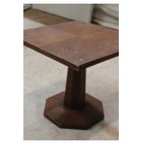 Octagonal Teak End Table