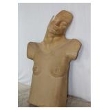 Pottery Body Bust Art