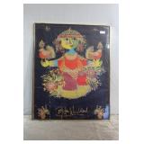 Bjorn Wiinblad Whimsical Framed Art Illustration