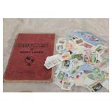 M/C Stamp Book & Stamp Collection