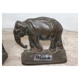 M/C Cast Steel Elephant Book Ends