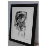 Abstract Nude Art / Signed