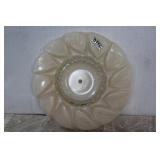 Mid Century Pink Glass Ceiling Light Shade 13'