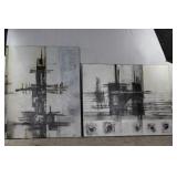 Modernist Pico Abstract Paintings
