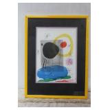 Joan Miro Lithograph Art 1965