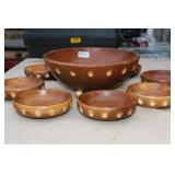 1960s Baribocraft Salad Bowl Set