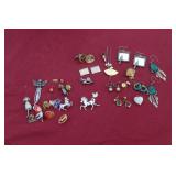 Costume Earings & Pin Collection
