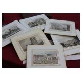 Lady Clare Placemats & !800s Bartlett Etchings