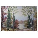 Canadiana O.Jalava Oil Landscape Painting