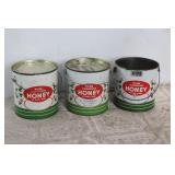 Vintage Canadian Honey Tins