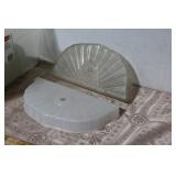 Mid Century Glass Lamp Shades