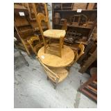 Set of table with 4 chairs