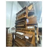 Lot of 20 assorted shelves and hangers