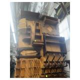 Lot of 23 assorted shelves and wall decor