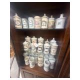 Lot of 39 assorted porcelain jars