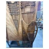 7-piece wooden snow shoes