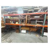 Lot of 8 assorted pallet racking