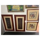 Lot of 4 frames