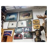 Lot of 11 wooden animals frames