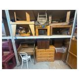 Lot of 18 assorted wood furniture