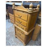 Lot of 5 assorted wood furniture