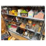 3 shelves of assorted miscellaneous items