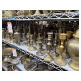 1 shelf of candle holders - see description