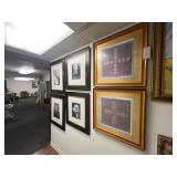 Lot of 6 frames