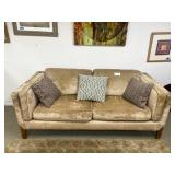 Sofa with rug