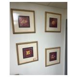 Lot of 4 frames