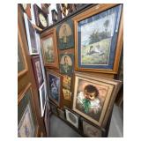 Lot of 65 assorted art frames