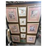 Lot of 51 assorted art frames