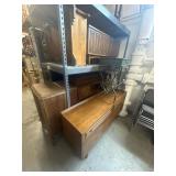 Lot of 11 assorted wood furniture