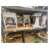 Lot of 6 wicker furniture set