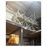Lot of 12 wicker chairs