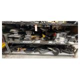 2 shelves of assorted kitchenware