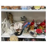 Lot of assorted bird decorations