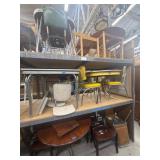 Lot of 20 chairs and 5 tables