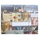 Lot of 6 paintings
