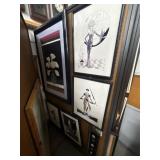 Lot of 37 assorted art frames