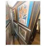 Lot of 78 assorted art frames