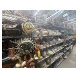 Lot of 4 assorted shelving