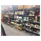 Lot of 7 assorted shelving
