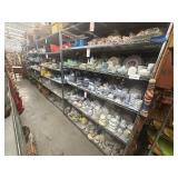 Lot of 4 assorted shelving