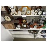 Lot of 11 assorted clocks